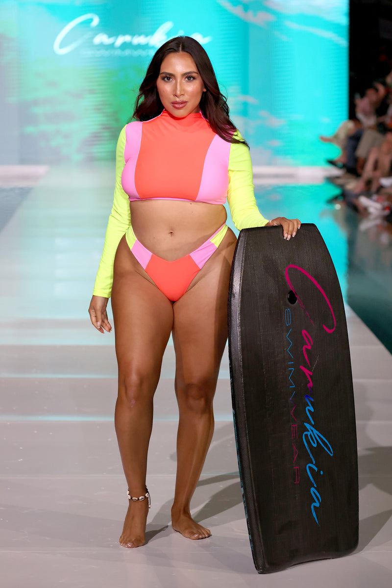 Piper Color Block Bikini Bottom